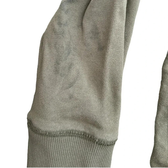 Old Navy Pop Sugar Collab Embroidered Bart Simpson Green Hoodie Size 6/7 Small - Picture 2 of 8